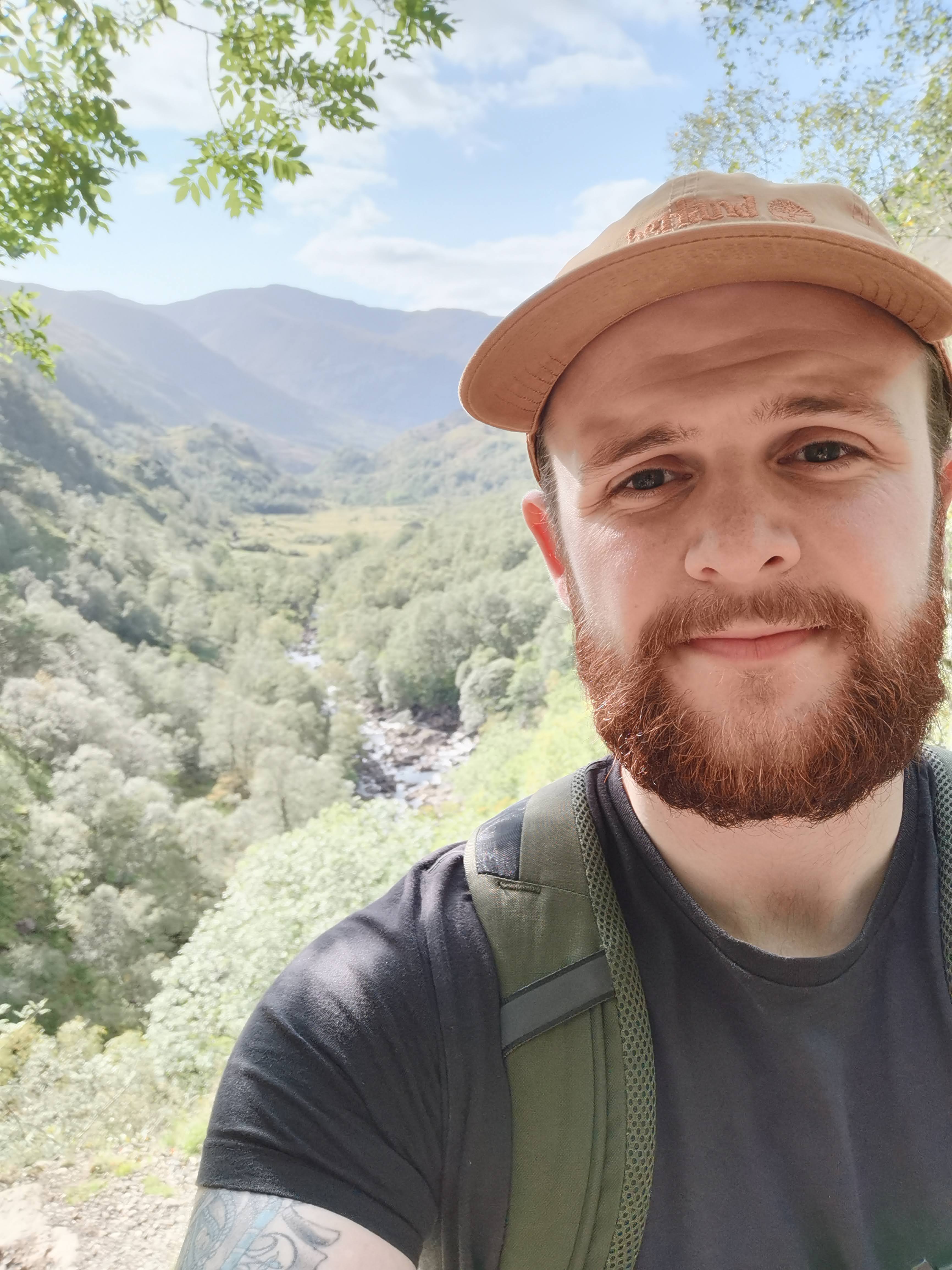 Selfie at Glen Nevis - Declan McLaren